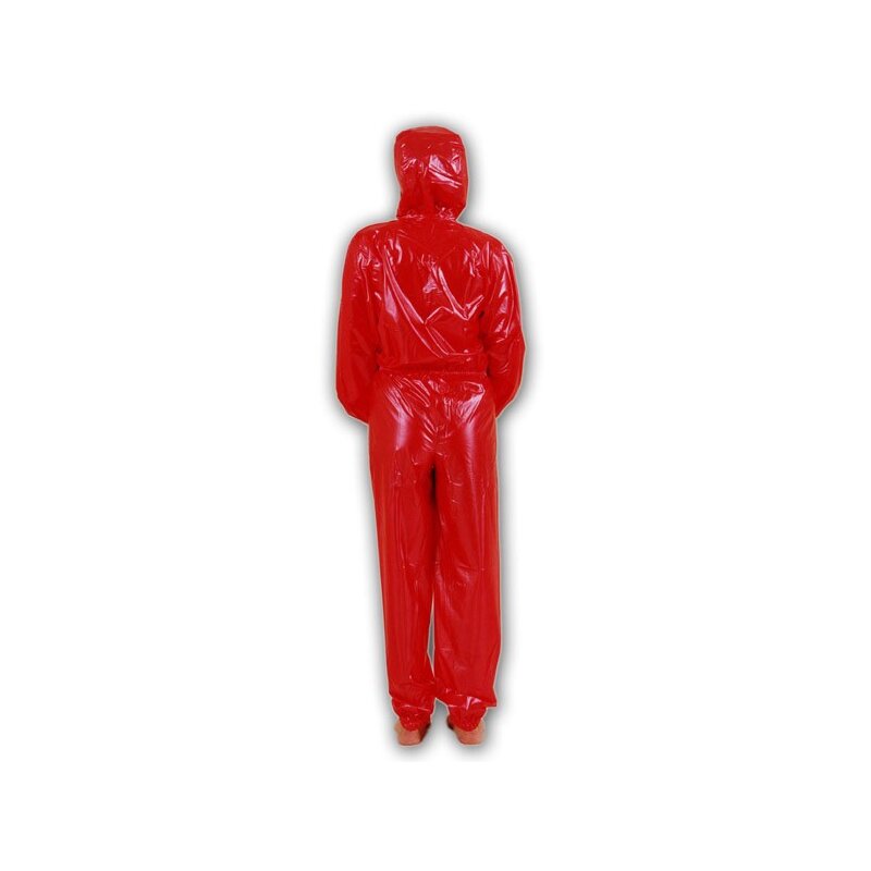 Komfort und Stil mit unserem vielseitigen Overall - Ronald komplett Weichfolie-Schwarz-transparent-S