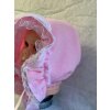 Nicoletta Sissy Mütze mit Rüschen Spitzte. Aus Fleece in Grundfarbe