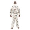 Cuddly fleece romper suit with paws and bones