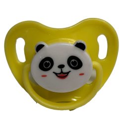 Panda Schnuller Gr. 5 Gelb