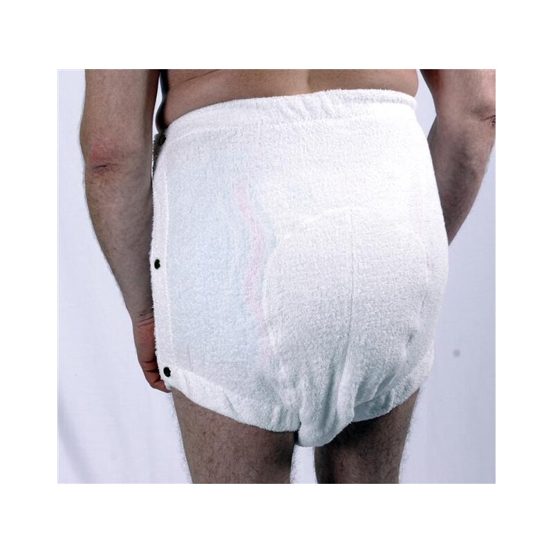 Terry Cloth Panty “SnuggleFix” – with Snaps & Absorbent Core