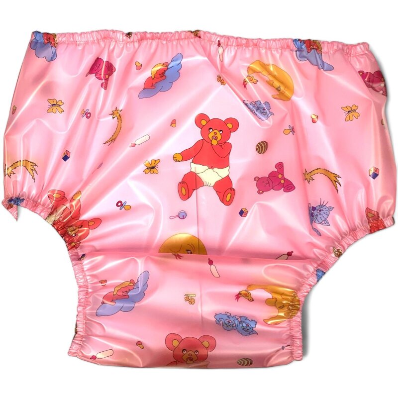 PVC Plastic Pants AB 1250 – Pink Dream World M