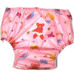 PVC Plastic Pants AB 1250 &ndash; Pink Dream World M