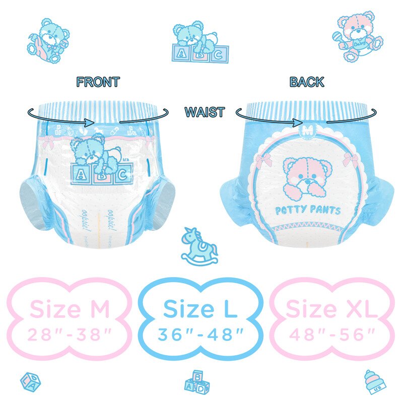 Potty Pants Adult Diapers  -