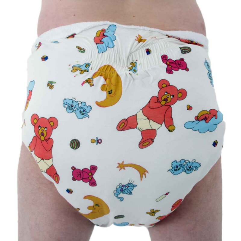 Omutsu “Teddy Magic” with Spreader Core – Exclusive Cloth Diaper with Bear Design (Only Available Here!)