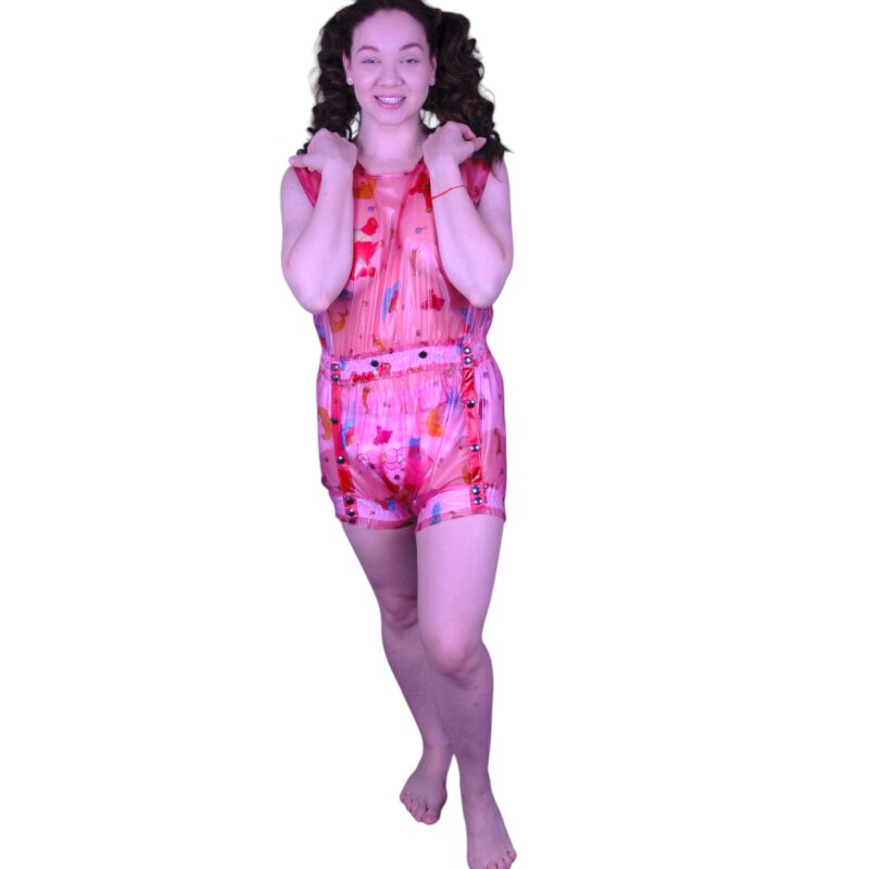 Hemdhose „Lolli-Bärchen“ – PVC-Spielanzug für Erwachsene