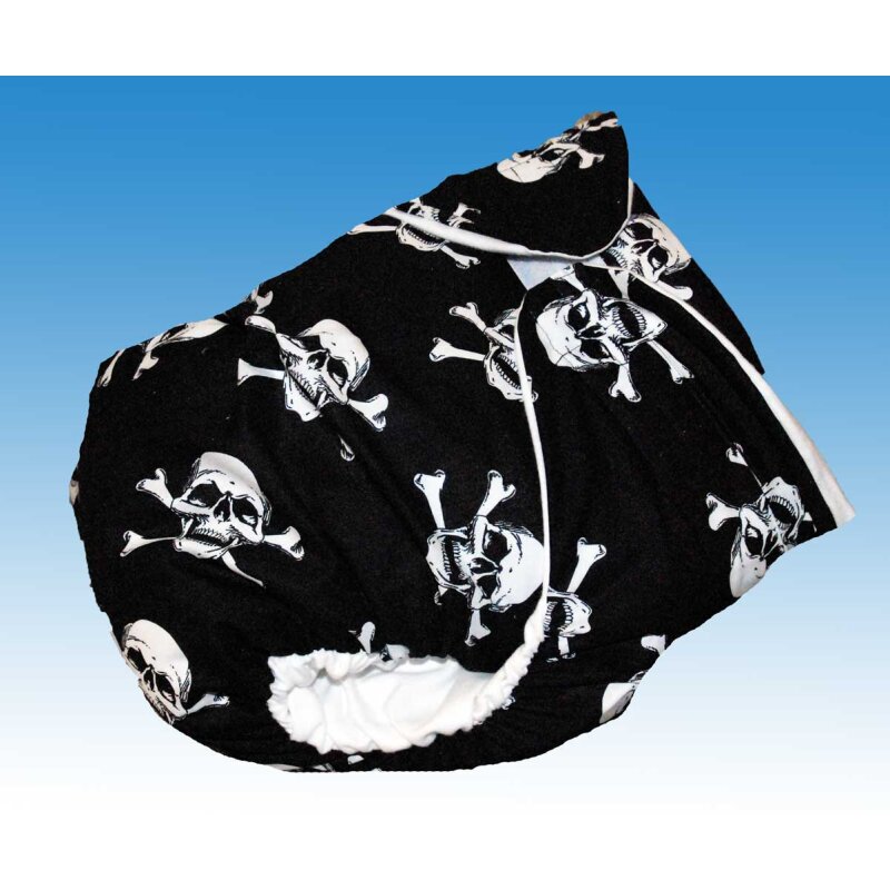 Omutsu „Skullstorm“ – Schwarze Stoffwindel mit Totenkopf-Print