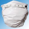 Straf-Omutsu „Rubber Control“ – PVC-Windel mit Schlossoption & Spreizkern