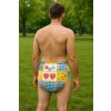 Omutsu “Blocks & Hearts” – Cloth Diaper Cover with Spreader Core