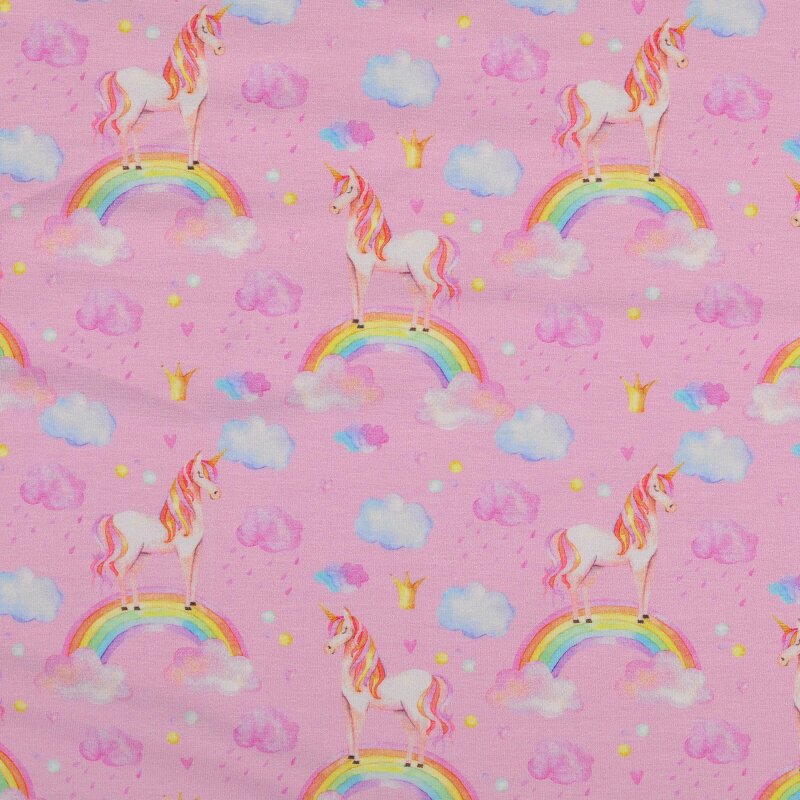 TB Cloud Pony Brief – Playful Unicorn Dreams on Pink Skies