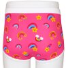 „Regenbogensternchen“ – Fröhliche Mädchen-Unterhose mit Einlegefach