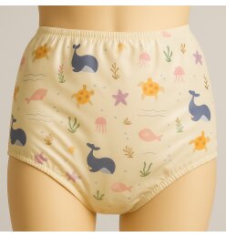 AB-145 HappyFit – PU Pull-On Panty in Sweet Colors...