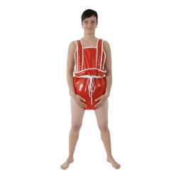 P-Lucky Small – Super Thick Lacquer Bib Romper