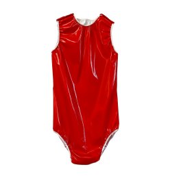 Wrap Bodysuit &ldquo;Gerlinde&rdquo; &ndash; Shiny Vinyl...