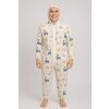 Jonas Funny Strampler &ndash; PU-Stoff Overall mit Kapuze