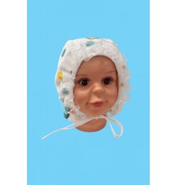 Fleece Baby Bonnet “Cat Love”