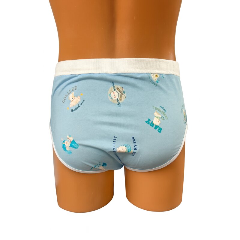 Dreamy Little One – Blaue TB Unterhose mit Eingriff