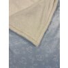 Premium Kuscheldecke „Babyträume“ – Rosa/Weiß oder Blau/Weiß