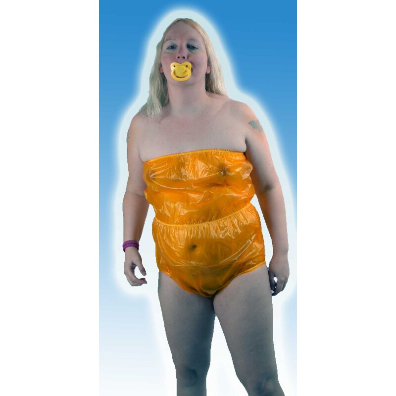 AB 970 Windelhose Nacht PVC gummiert-Weiß gummiert-XXL