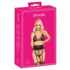 Strapsset schwarz S/M