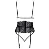 Strapsset schwarz S/M