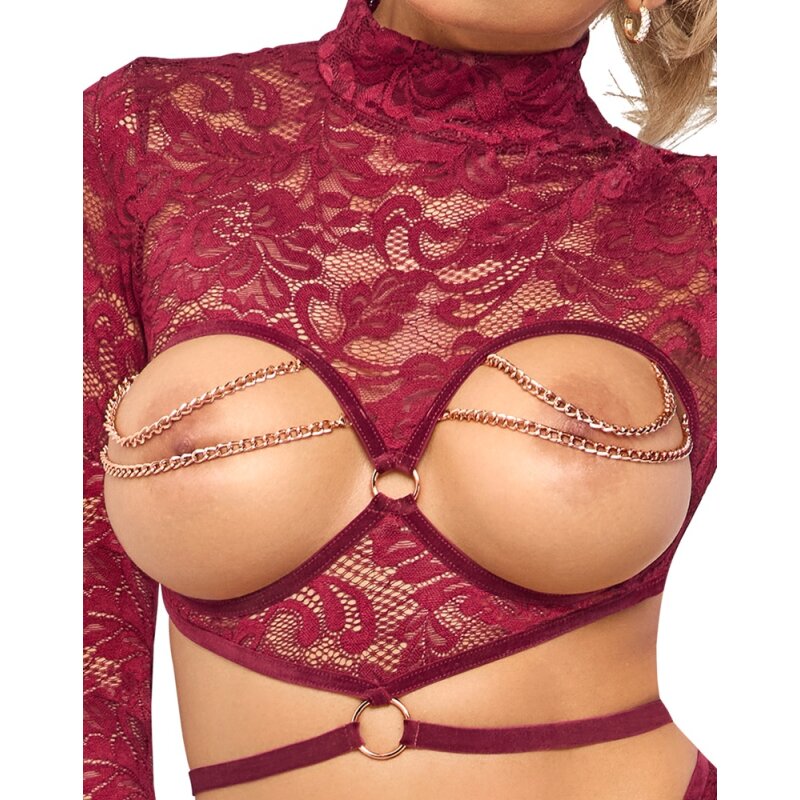 Top und Rio offen rot S