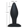 Black Velvets Large Plug