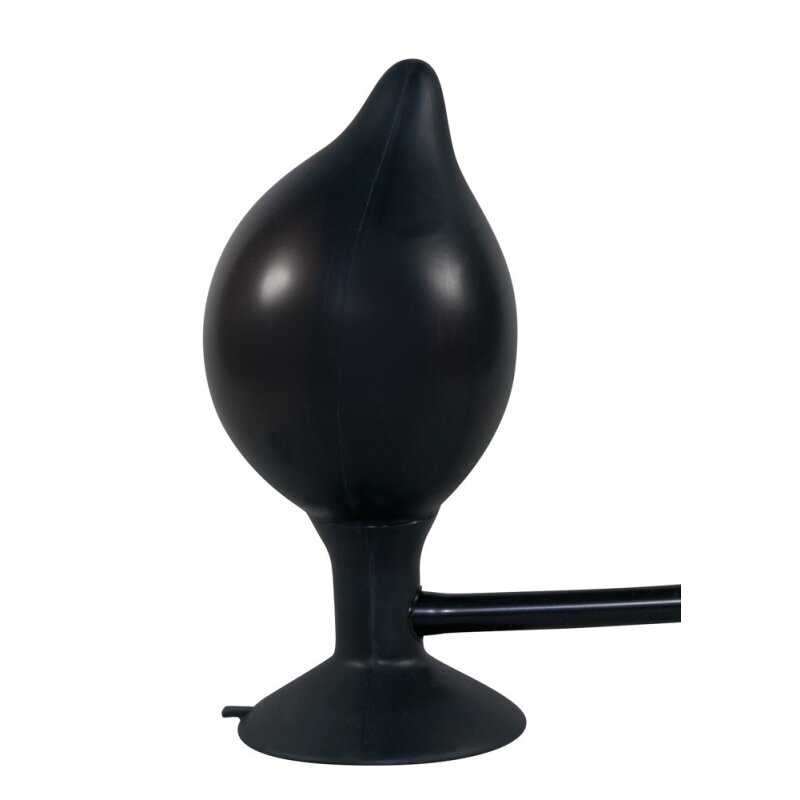 True Black inflatable Analplug