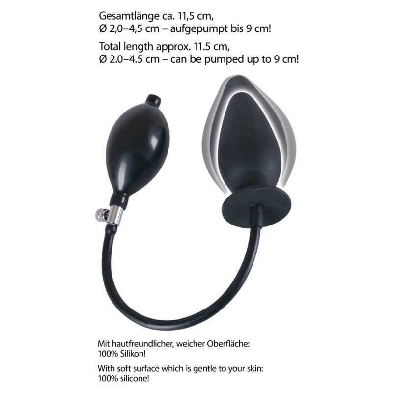 Inflatable Anal Plug Silikon