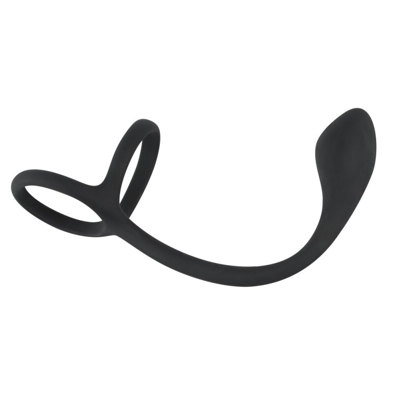 Cock & ball ring with butt plug