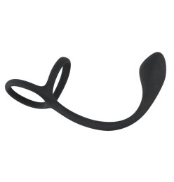 Black Velvets Cock + Ball ring