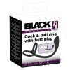 Cock & ball ring with butt plug