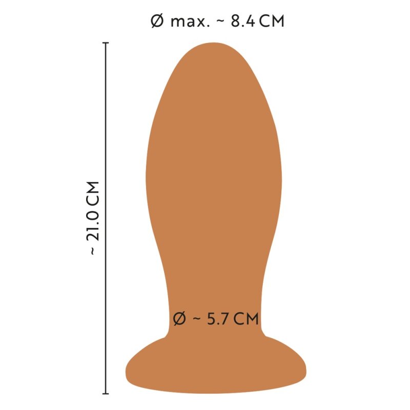 ANOS Giant soft butt plug with