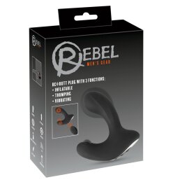 Rebel RC Butt Plug with 3 func