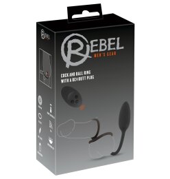 Rebel Cock&ball ring with a RC