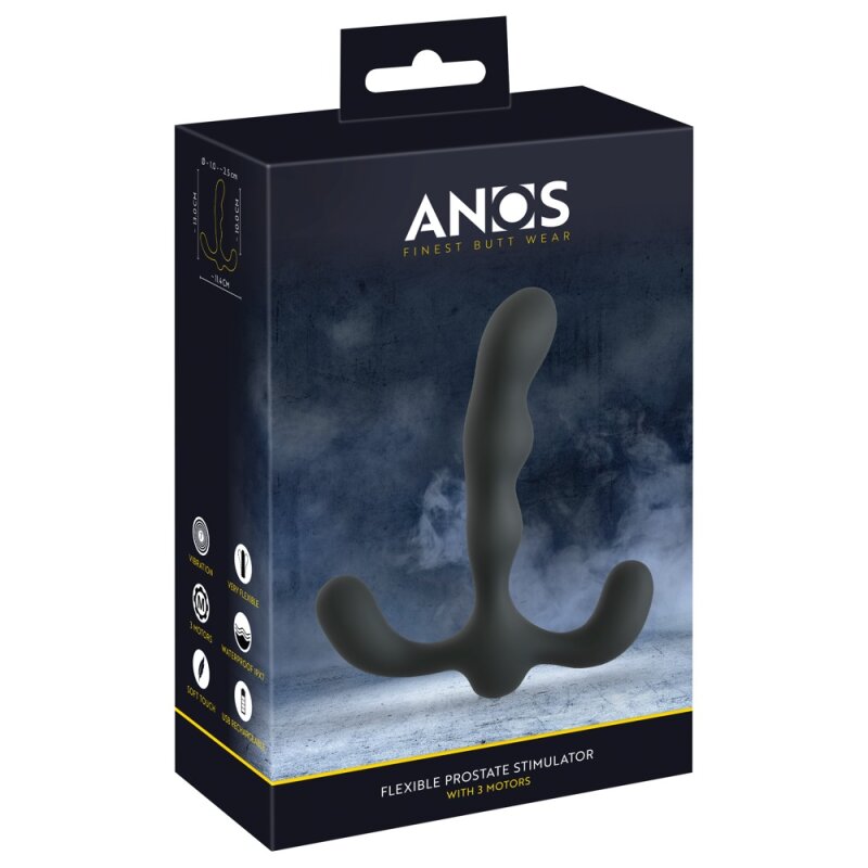 Flexible Prostate Stimulator with 3 Motors