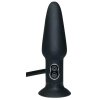 True Black Vibr. Anal Plug