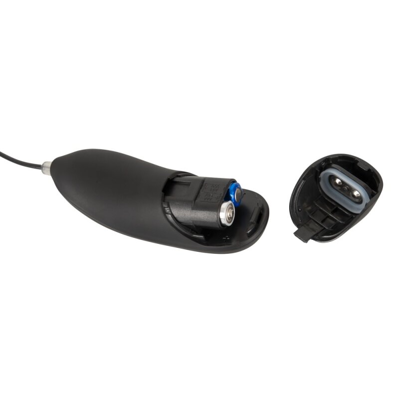 Inflatable vibrating butt plug