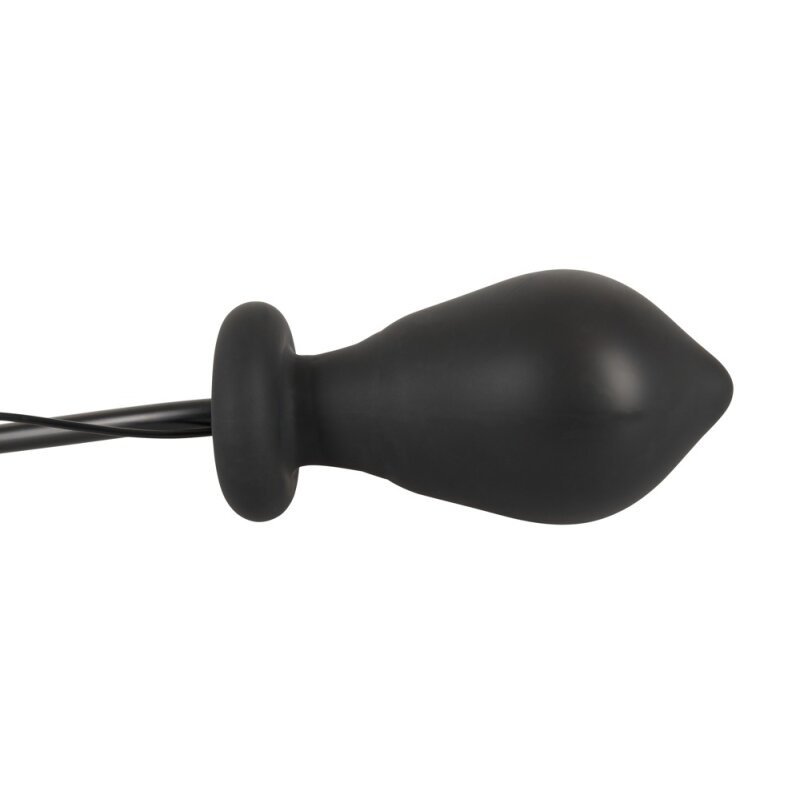 Inflatable vibrating butt plug