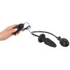 Inflatable vibrating butt plug