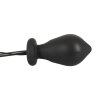 Inflatable vibrating butt plug