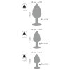 ANOS Metal Butt Plug Set Diamo