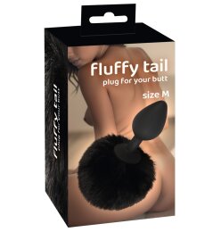 Fluffy Tail Black M