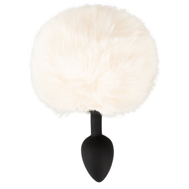 Fluffy Tail White S