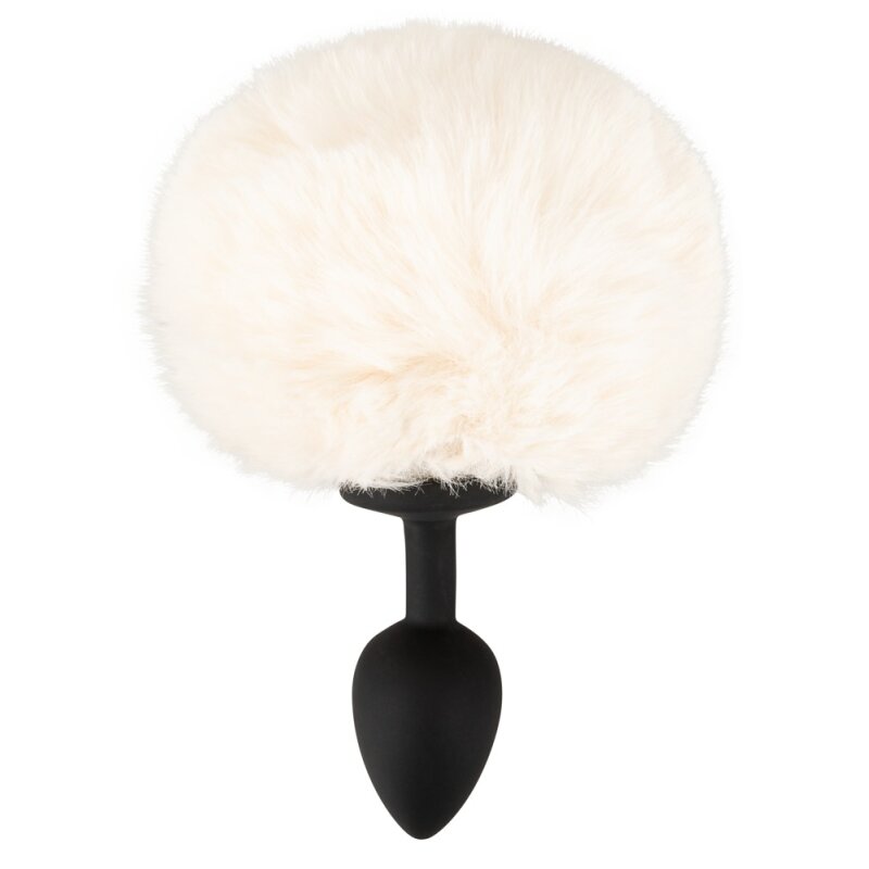 Fluffy Tail White S