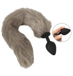 Fluffy Tail Grey