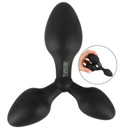 Black Velvets Triple Butt Plug