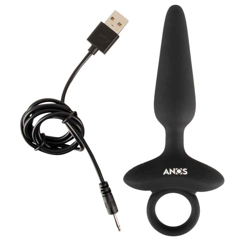 Flexible Butt Plug with Vibrations