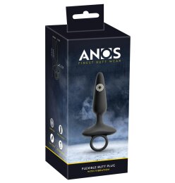Flexible Butt Plug with Vibrations