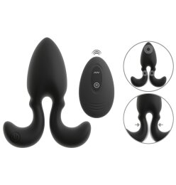 RC Vibrating Butt Plug with Flexible Arms